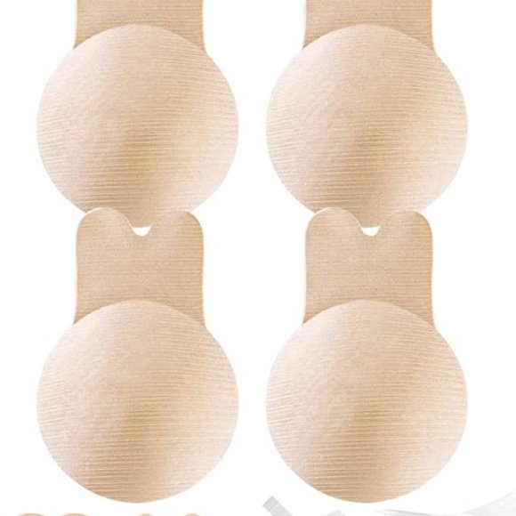 New Adhesive Bra Sticky Bra 2 Pair Push Up -M - Picture 1 of 8